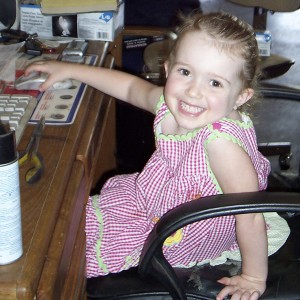 Graci at Daddy's Shop 2006