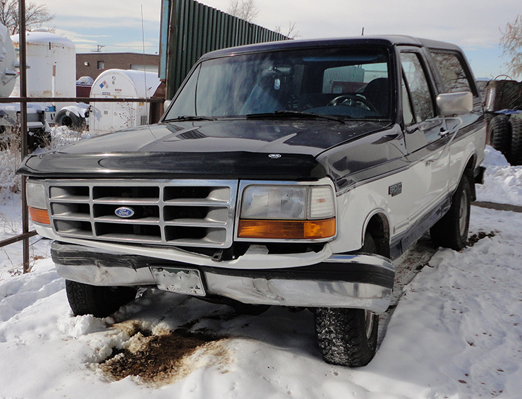 Smashed Ford Bronco Accident Miracle