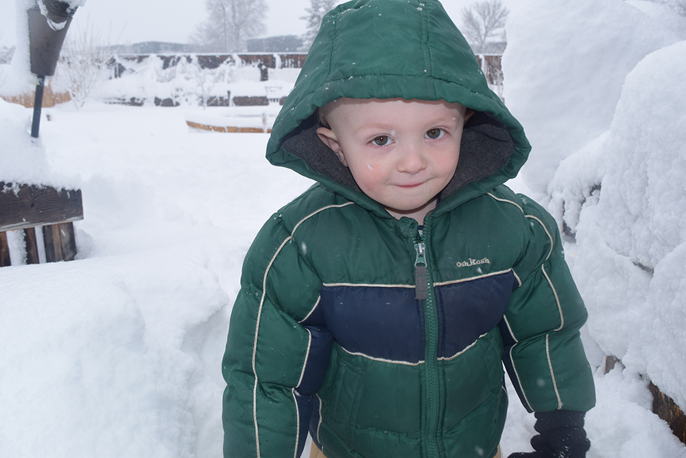 Nemi's first big snowstorm