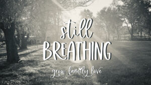 Still Breathing song story from Grow Family Love with sunlight shining through trees